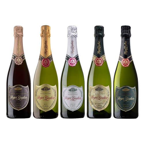 [スパークリングワイン]三国ワイン ロジャーグラート ヴィンテージカヴァ飲み比べ 750ml×5本セット